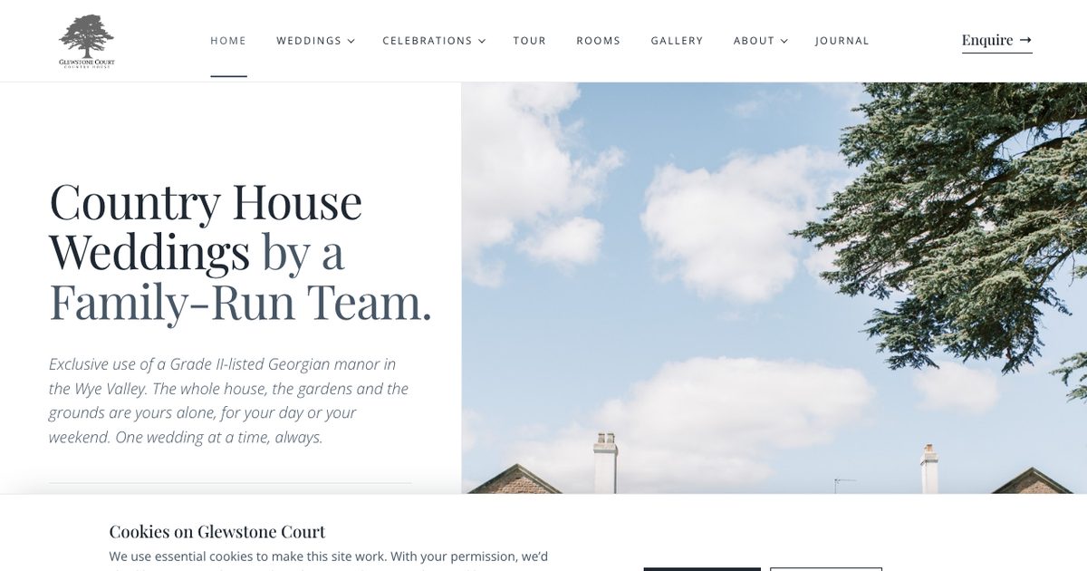 Glewstone Court website